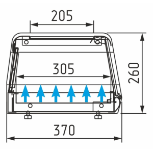 Витрина холодильная настольная Carboma AC38 SM 1,8-1 - Изображение 3
