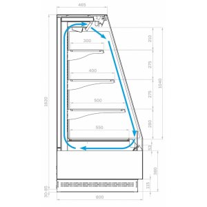 Горка холодильная Carboma F16-08 VM 1,9-2 (версия 2.0) (9006-9005) - Изображение 4