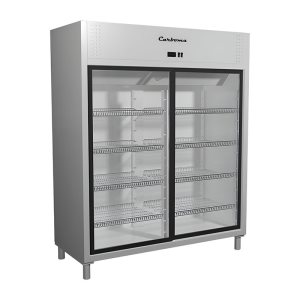 Шкаф холодильный Carboma R1400К INOX (купе)