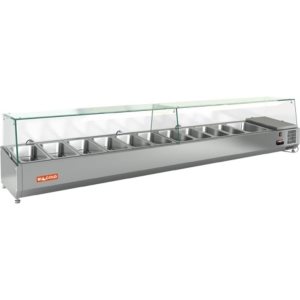 Витрина холодильная для ингредиентов HICOLD VRTG 2360 к PZ3 (1/3)
