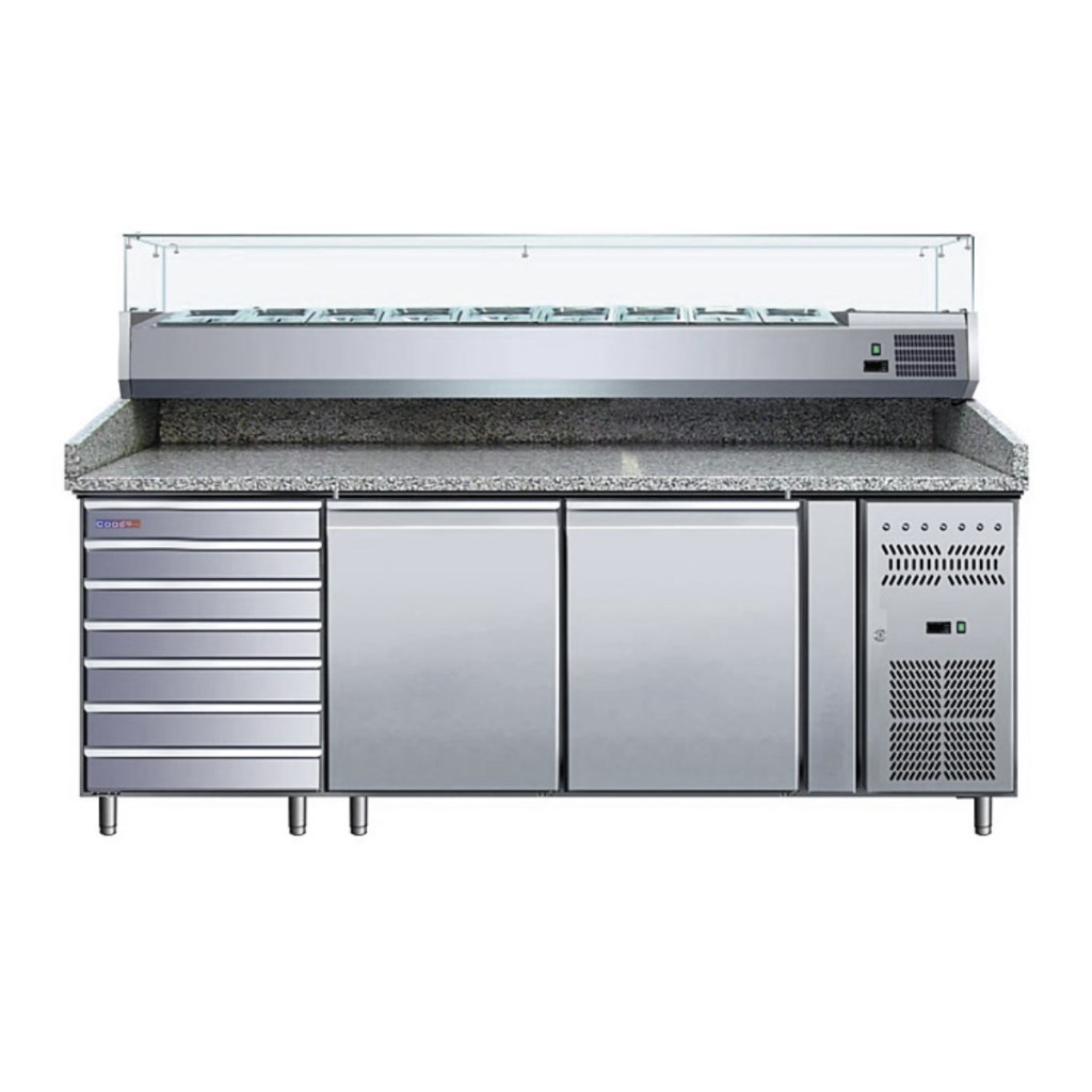 Стол холодильный для пиццы Cooleq PZ2610TN-VRX380