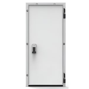 Дверь холодильная распашная одностворчатая НТ-РДО-1200*2200/80 (с металлической рамой)