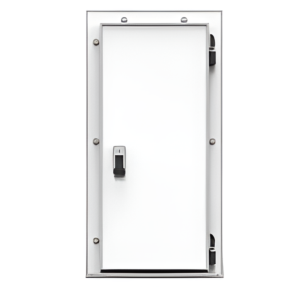 Дверь холодильная распашная одностворчатая НТ-РДО-900*2000/120 (с металлической рамой)