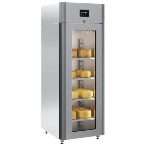 Шкаф холодильный для вызревания сыра Polair CS107 Cheese полки нерж., со стеклом