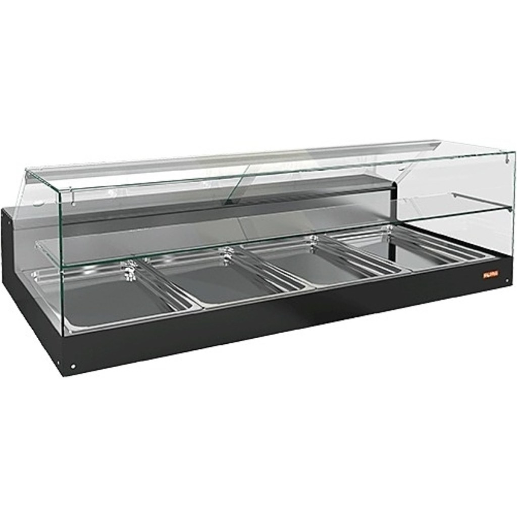 Витрина холодильная для ингредиентов HICOLD VRS 4 GN S с полкой