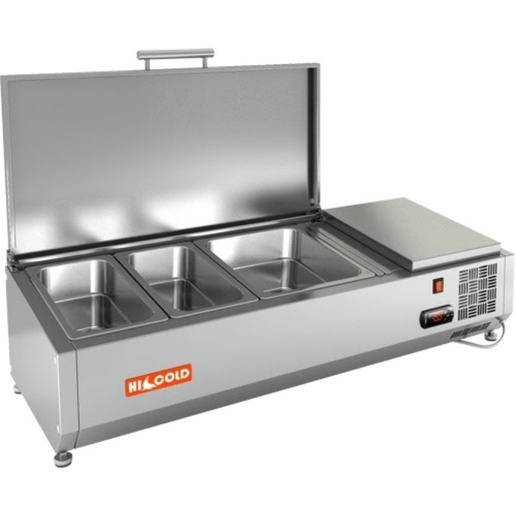 Витрина холодильная для ингредиентов HICOLD VRTU 1000 1/3