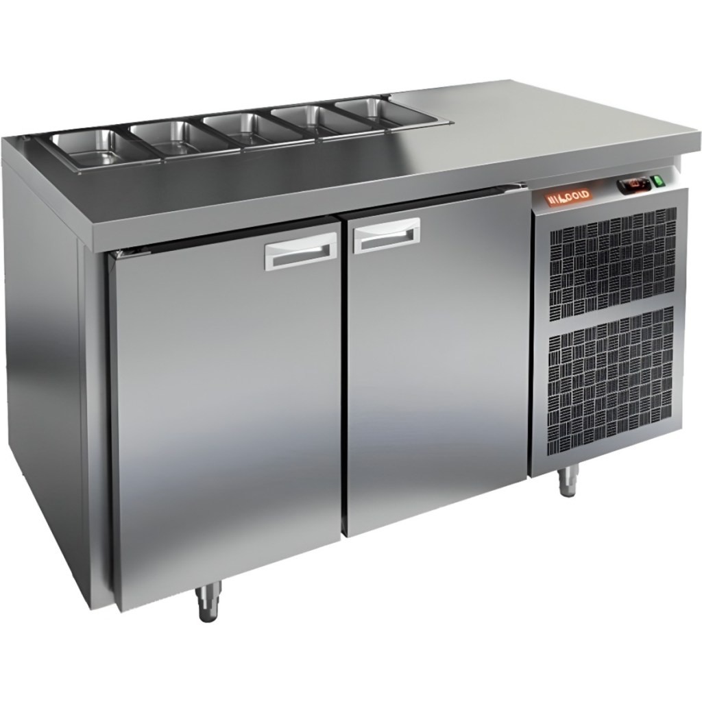Стол холодильный для салатов HiCold SL1-11GN (1/3) O без крышки