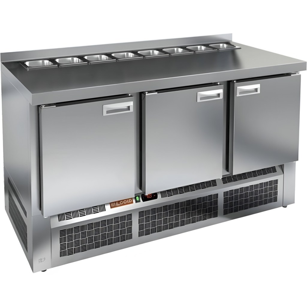 Стол холодильный для салатов HiCold SLE2-111GN (1/6) без крышки