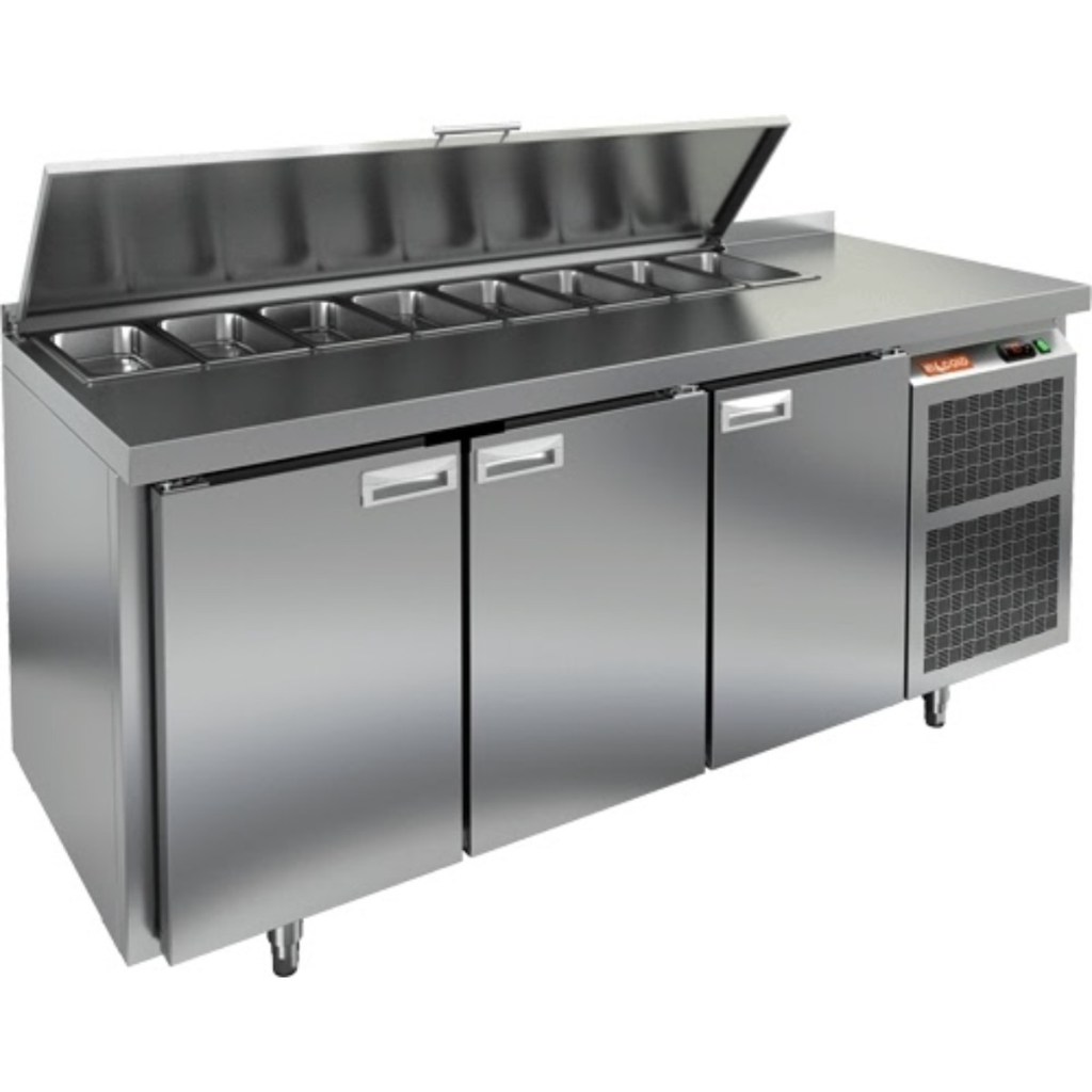 Стол холодильный для салатов HiCold SL1-111SN (1/3)