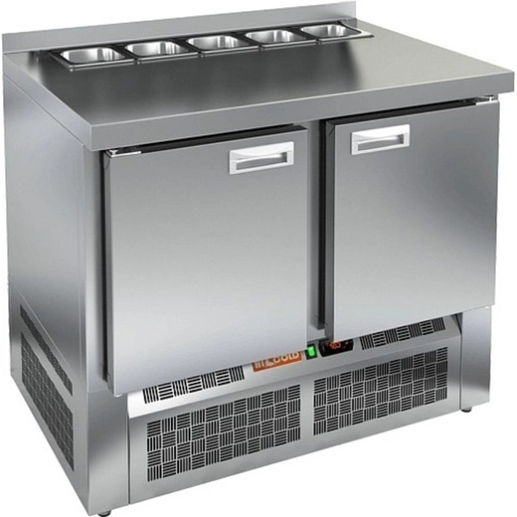 Стол холодильный для салатов HiCold SLES2-11SN без крышки