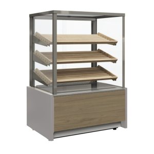 Витрина кондитерская Carboma KC70 N 1,3-2 Light Паттерн (0110 Мариель) хлебная, без стекла