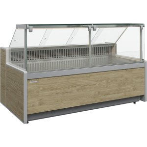 Витрина холодильная Carboma GC111 SM 2,0-1 (1010 Мариель) (газлифт, без боковин)