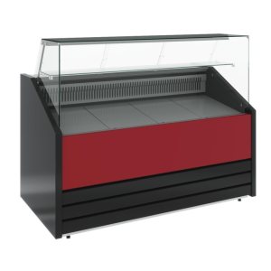 Витрина холодильная Carboma GC75 VV 1,5-1 фронт нестандартный цвет (динамика)