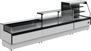 Витрина холодильная GC95 SL 1,25-1 без боковин (версия 2.0) 9006-9005 - Изображение 3