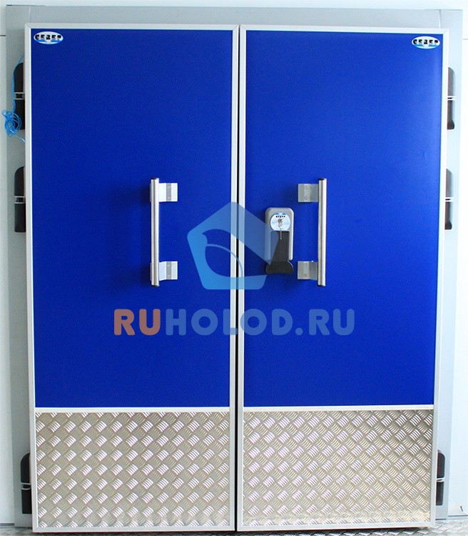 Дверь холодильная распашная двустворчатая СТ-РДД-2200*3000/80