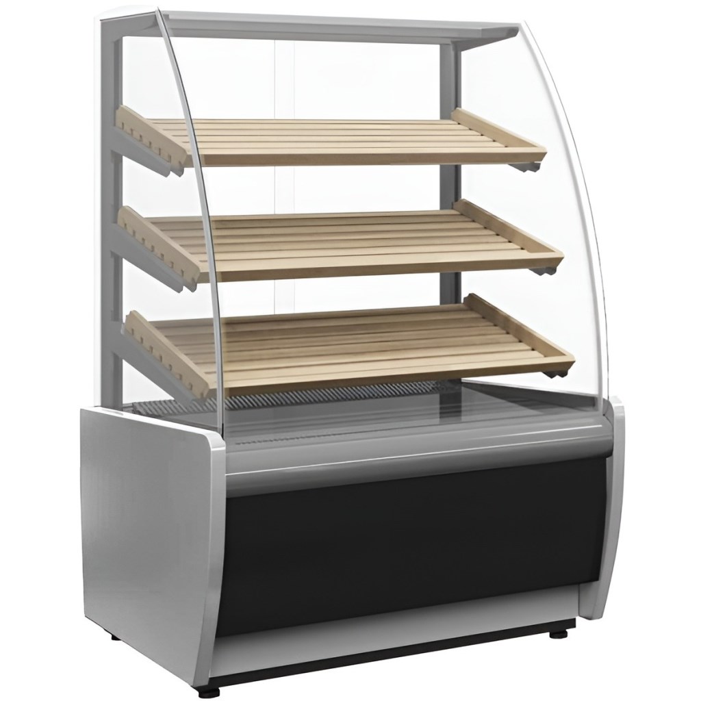 Витрина кондитерская Carboma K70 N 1,3-2 Light Bread (0011-9005) (1,3 Carboma ТЕХНО) хлебная, без стекла